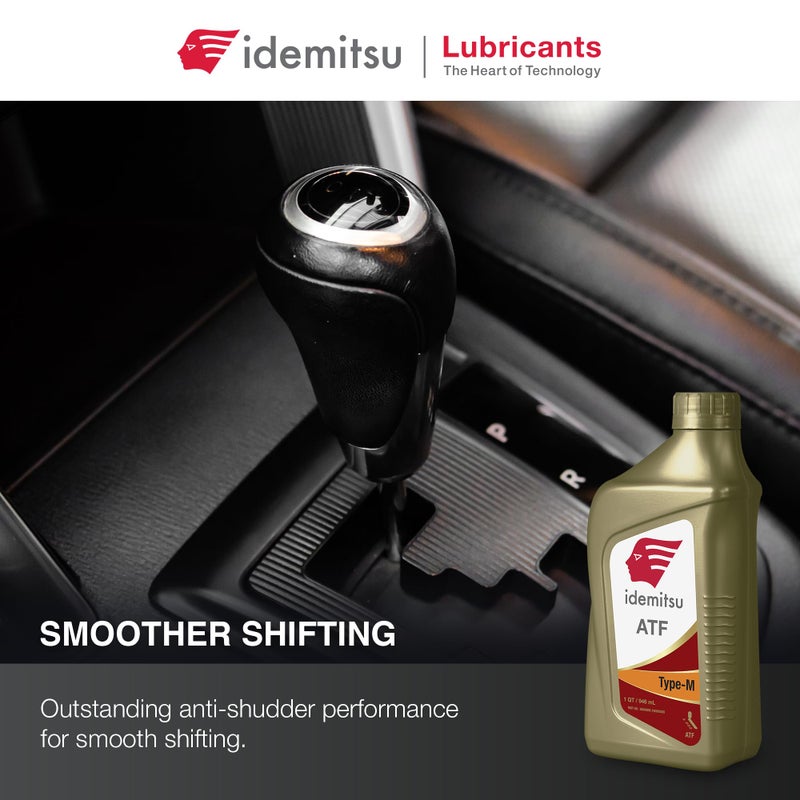 Idemitsu إيديميتسو - 30040092-75000C020 سائل نقل الحركة الأوتوماتيكي من نوع ATF M (M3/M5) لفورد/مازدا - 1 كوارت - Image 3